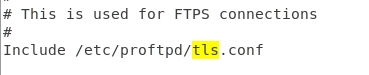 configurar FTPS proftps en ubuntu