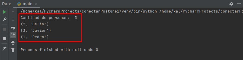 Conectar a PostgreSQL desde Python